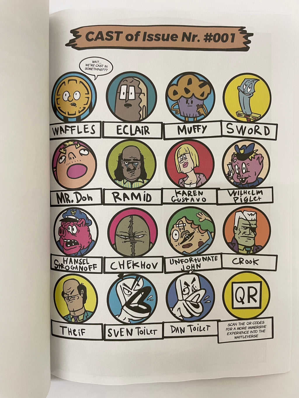 Waffle Man comic Nr 001