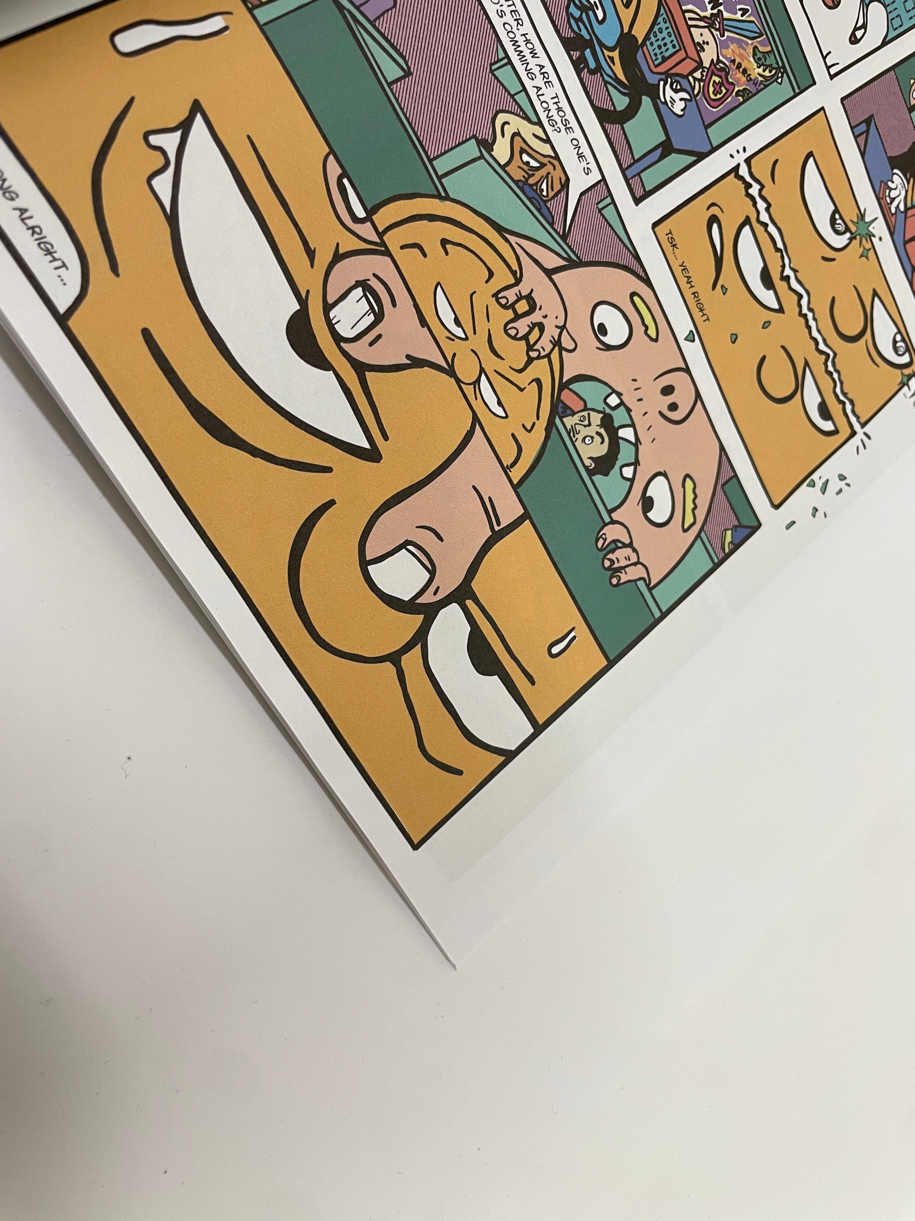 Waffle Man comic Nr 001