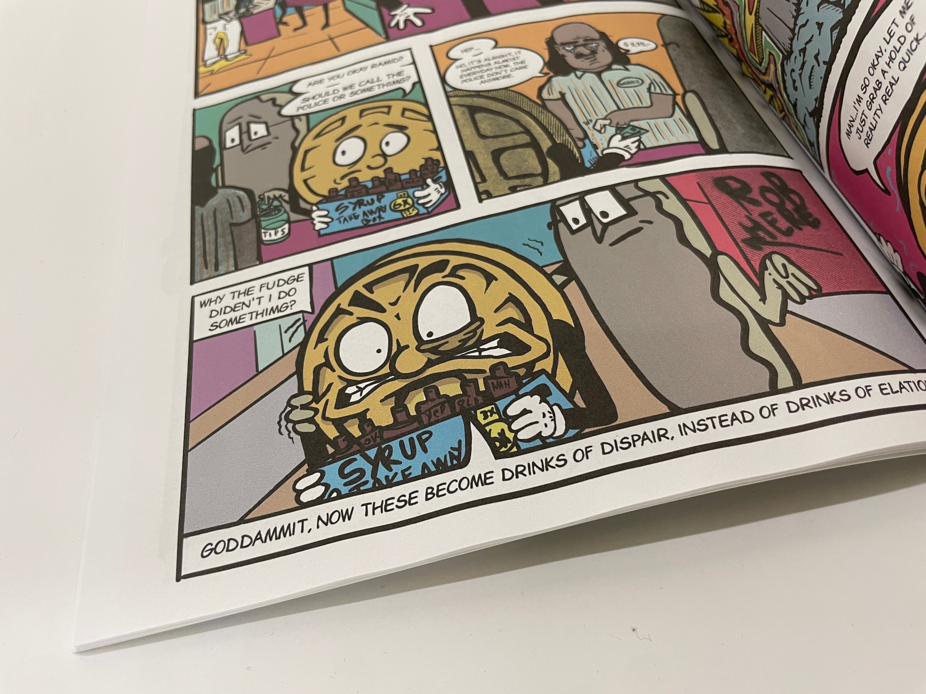 Waffle Man comic Nr 001
