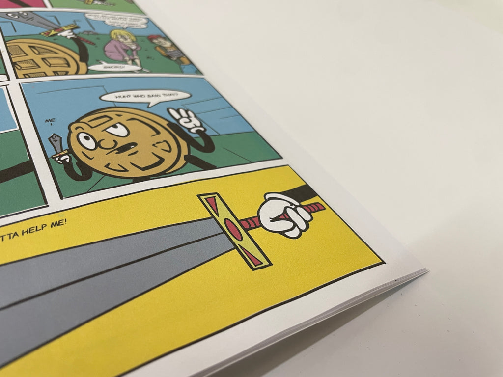 Waffle Man comic Nr 001