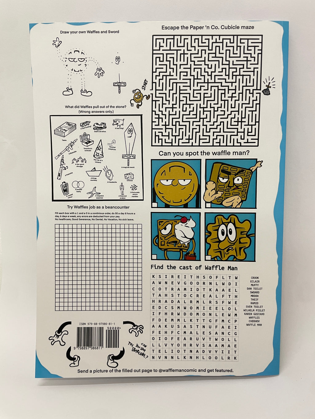 Waffle Man comic Nr 001